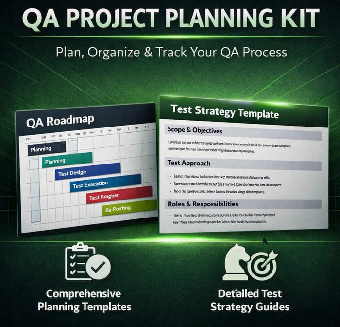QA Project Planning Kit cover